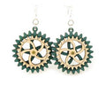 Kinetic Gear Earrings 5002G