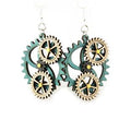 Kinetic Gear Earrings 5005E