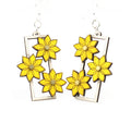 Pedal Pusher Flower Gear Earrings #5010A