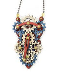 Kinetic Piston Gear Necklace 6002C
