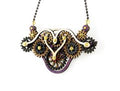 Kinetic Winged Gear Necklace 6004E