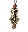 Kinetic Vertical Propeller Gear Necklace 6005C