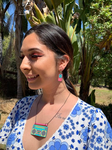 80's Retro Earrings #1654