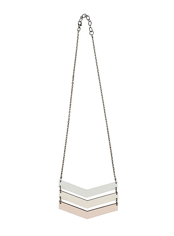 Pastel Chevron Necklace #6112