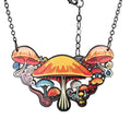 Psychedelic Mushroom Necklace #6140