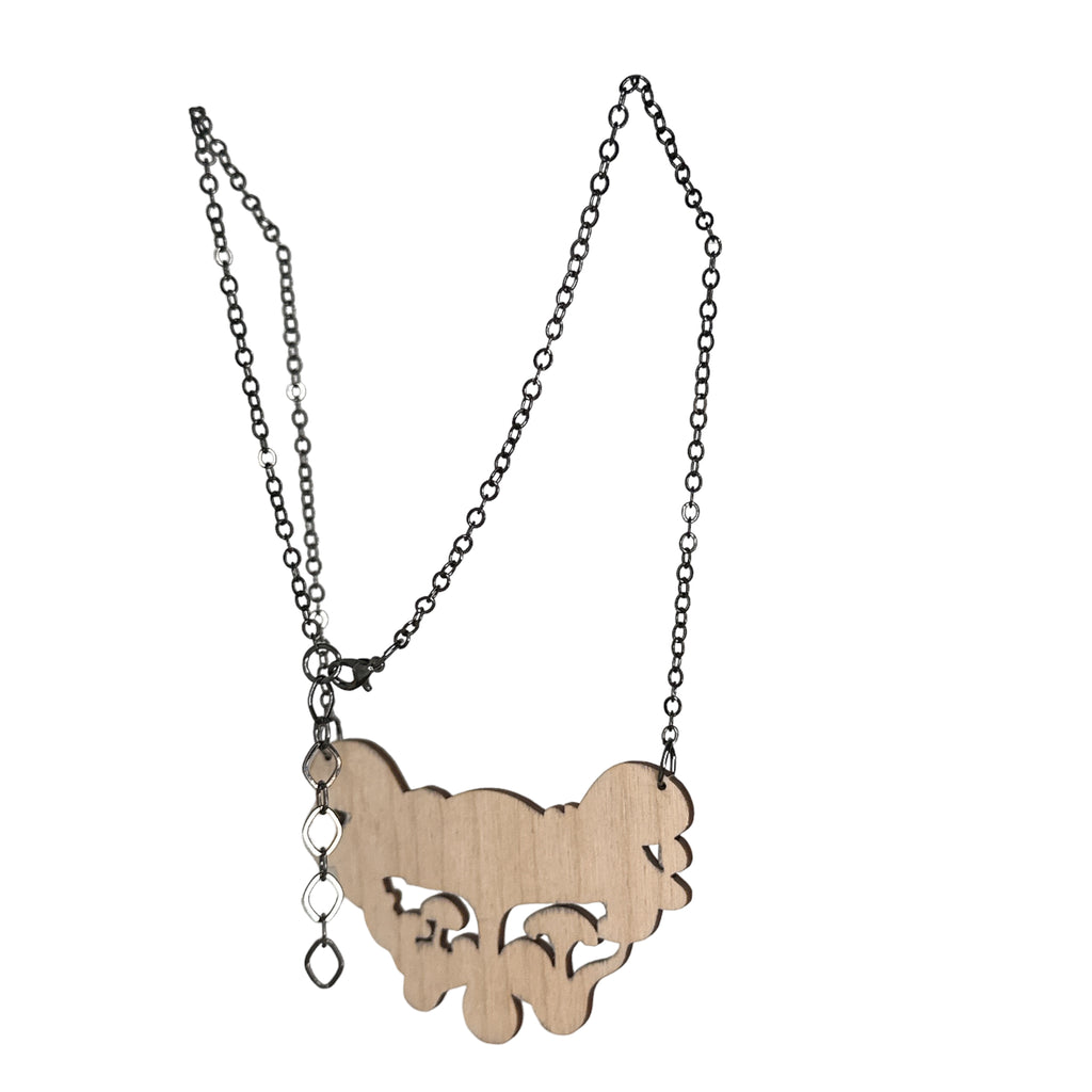 Psychedelic Mushroom Necklace #6140