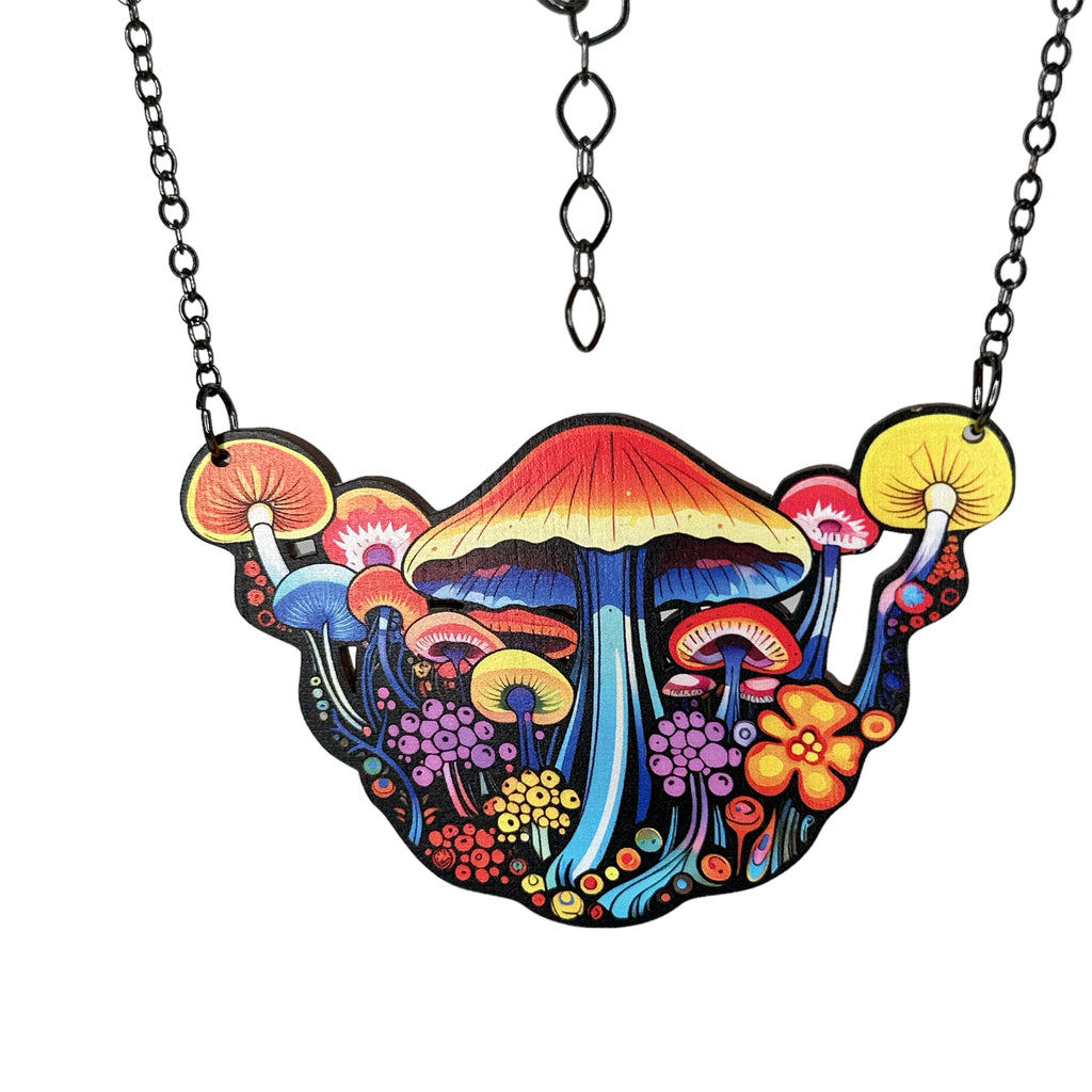 Mushroom Trip Necklace #6141