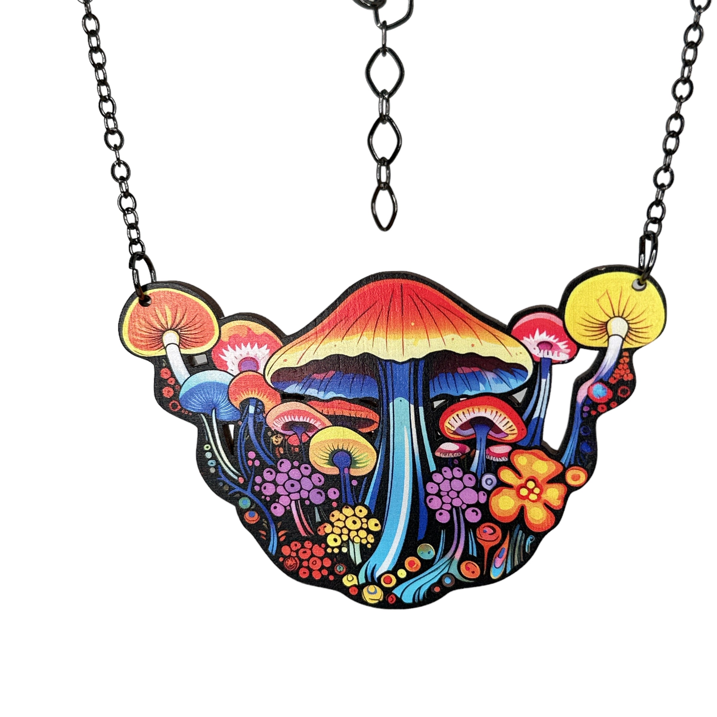 Mushroom Trip Necklace #6141
