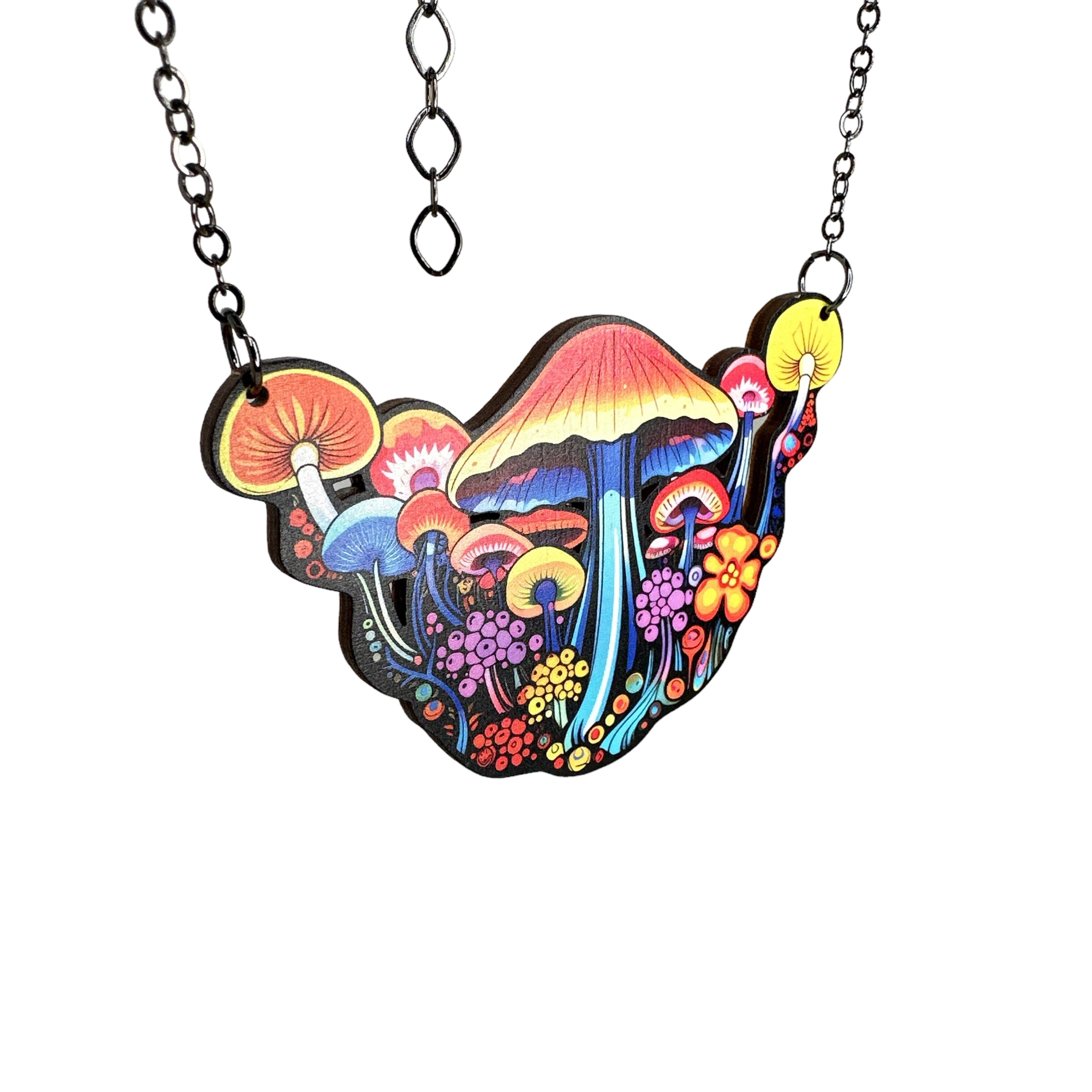 Mushroom Trip Necklace #6141