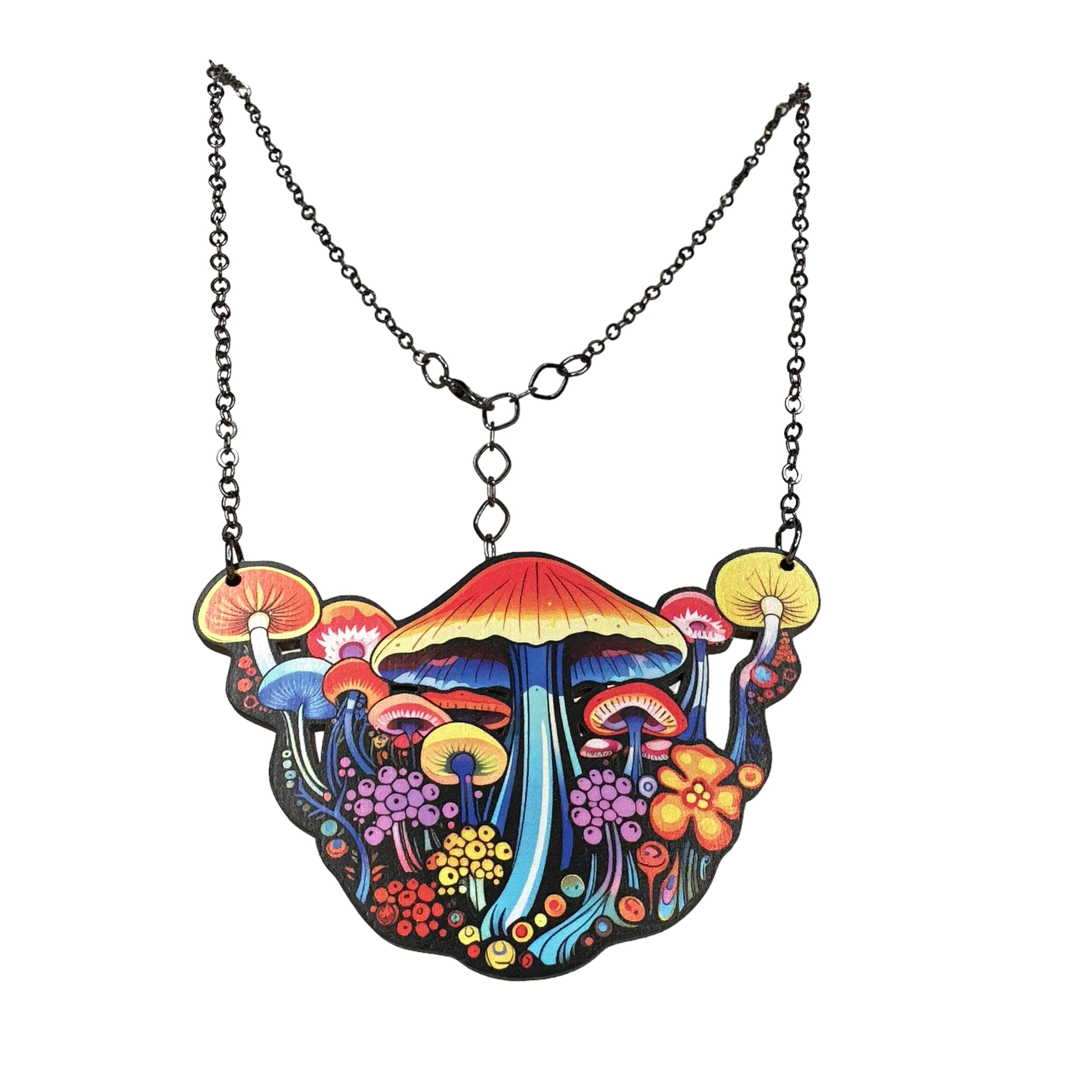 Mushroom Trip Necklace #6141