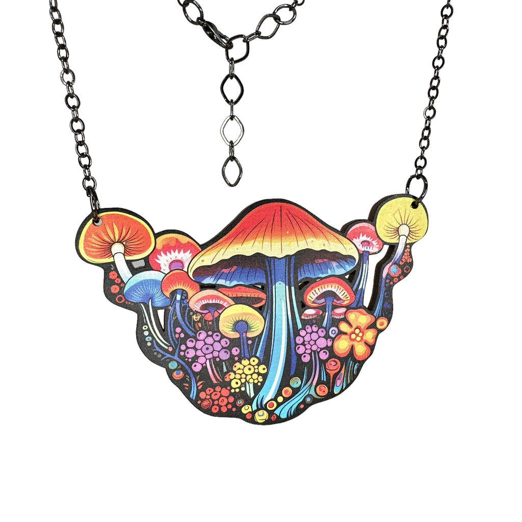 Mushroom Trip Necklace #6141