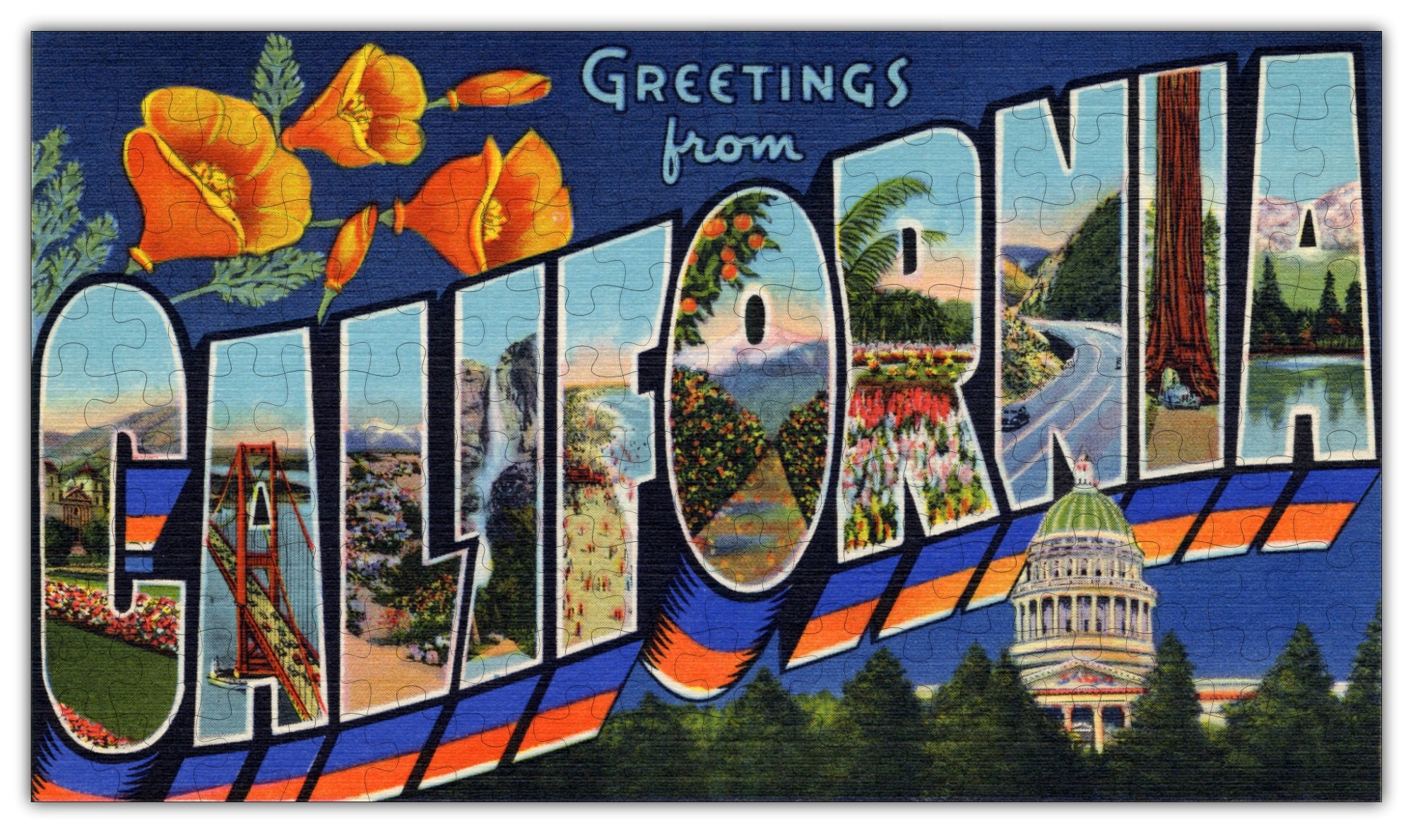 California State Jigsaw Puzzle - 144PCS - #S605