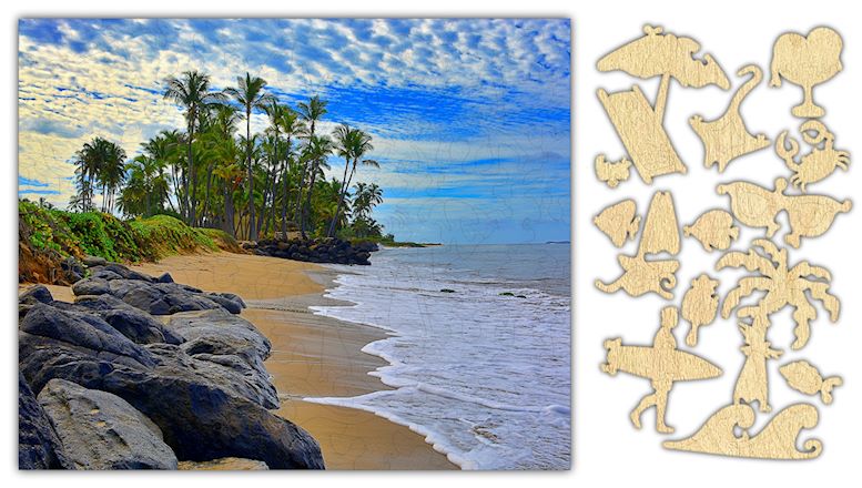 Kalepolepo Beach Jigsaw Puzzle - 154PCS - #6807