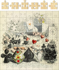 Battle of the Cards Whimsical Jigsaw Puzzle - 81PCS -  #6815
