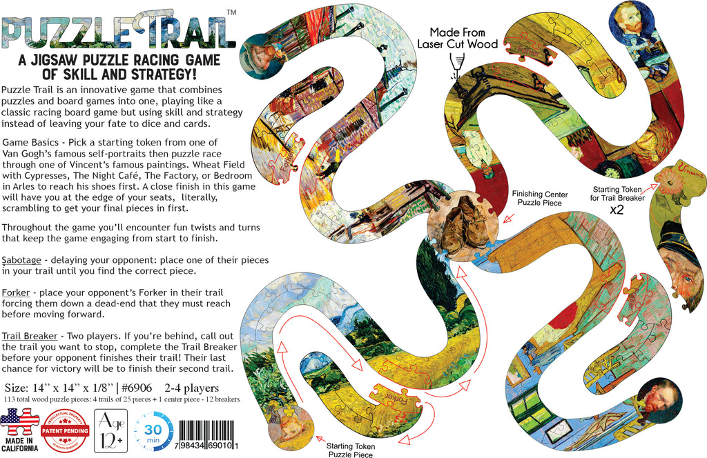 Race to find Van Gogh's Shoes - Puzzle Trail Game #6901
