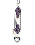 Block and Tackle Pulley Heart Necklace 7005B