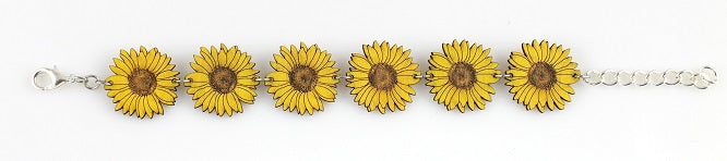 Detailed Sunflower Bracelet 7520