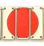 Japanese Flag Bracelet #7522