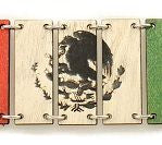 Mexican Flag Bracelet #7524