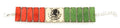 Mexican Flag Bracelet #7524