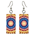 Desert Mandala Rings Earrings