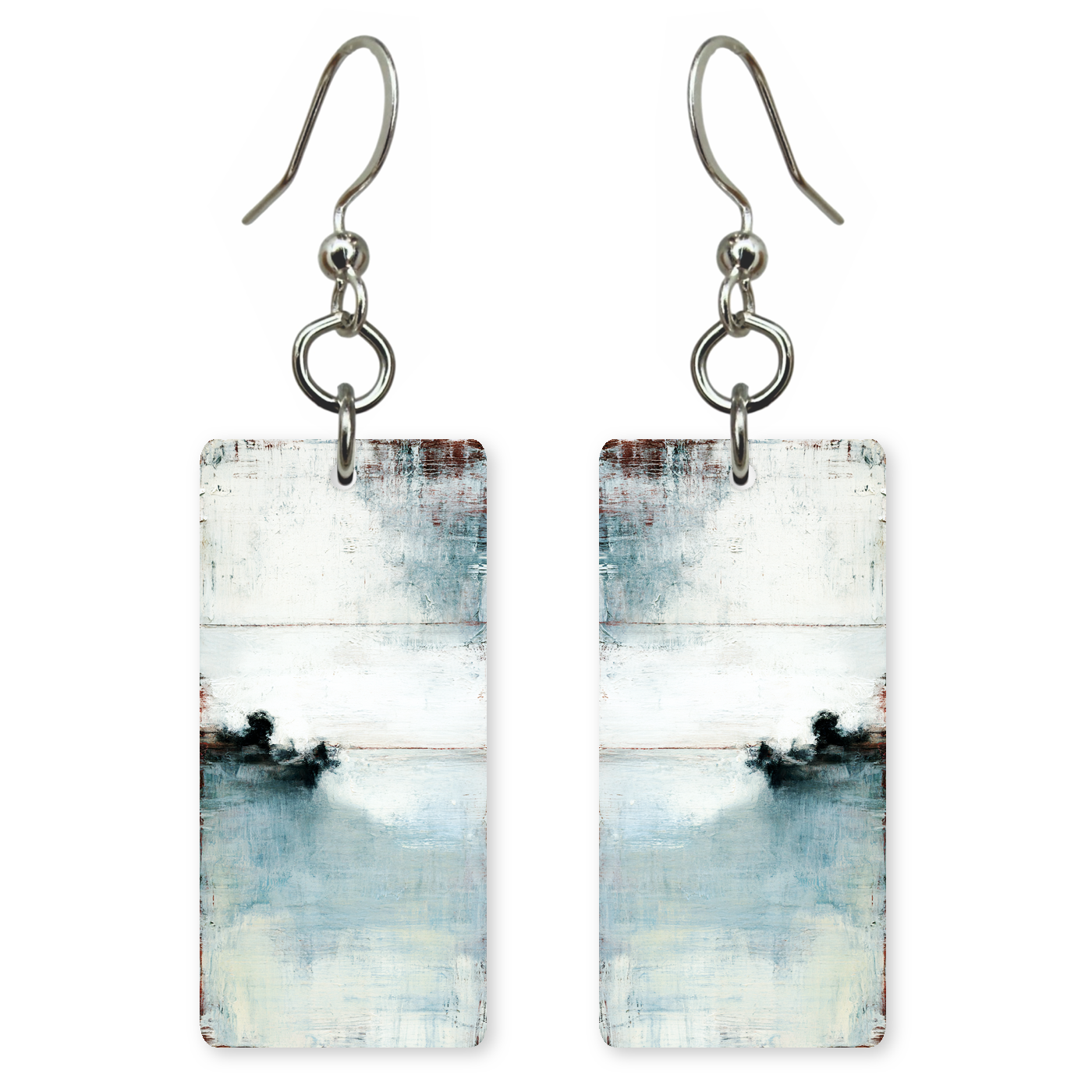 Misty Coastal Fog Earrings