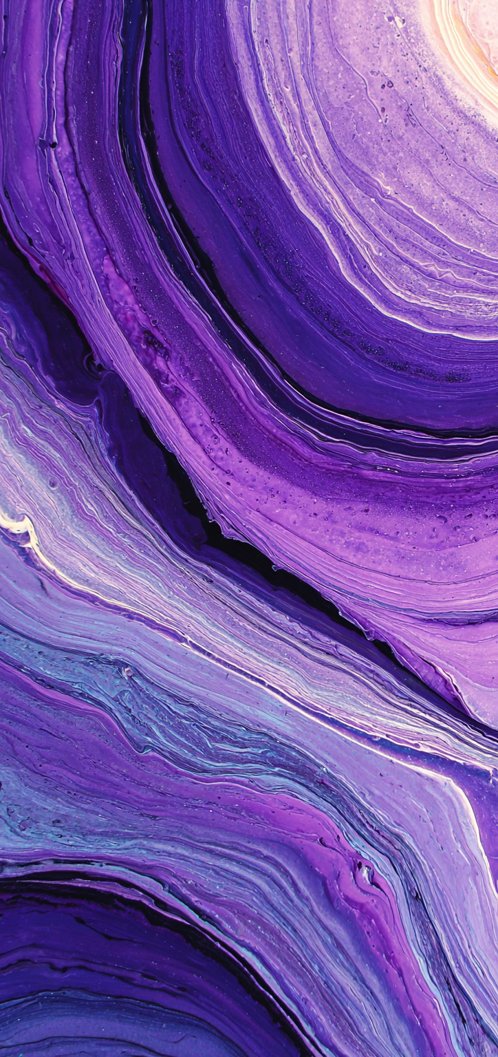Lilac Marble Swirl Earrings