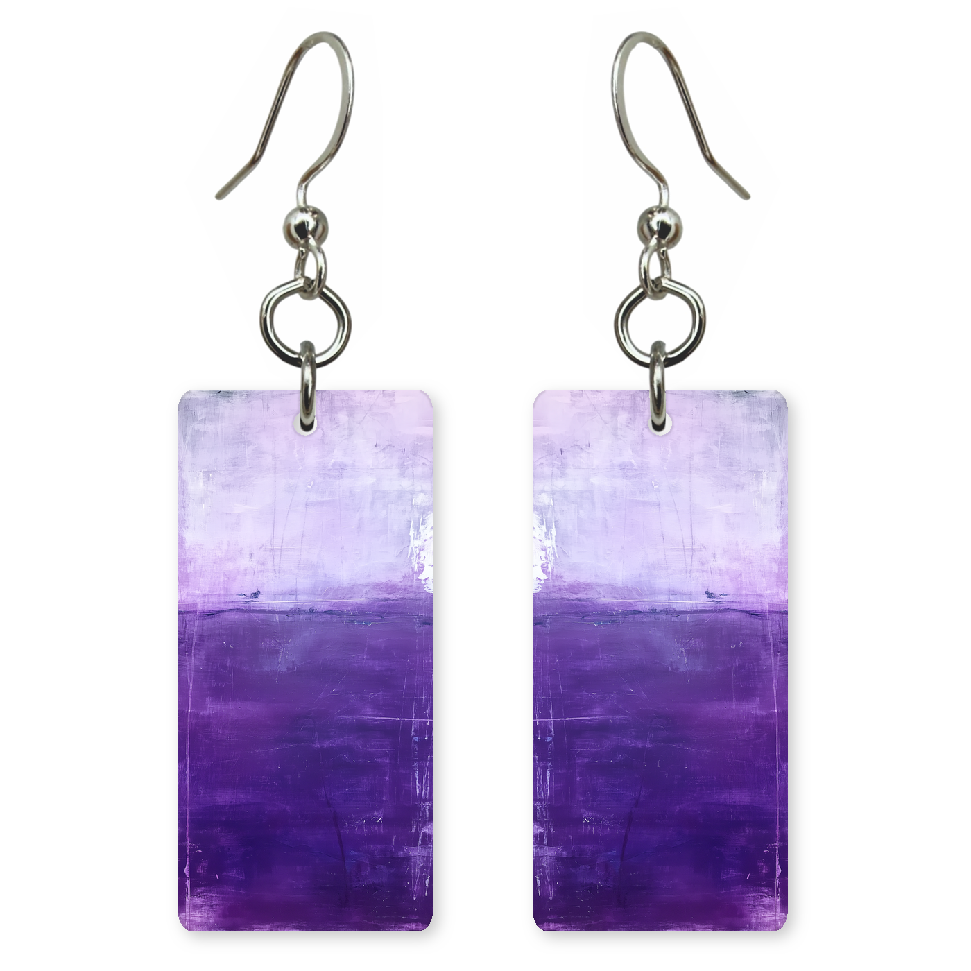 Lilac Divide Earrings