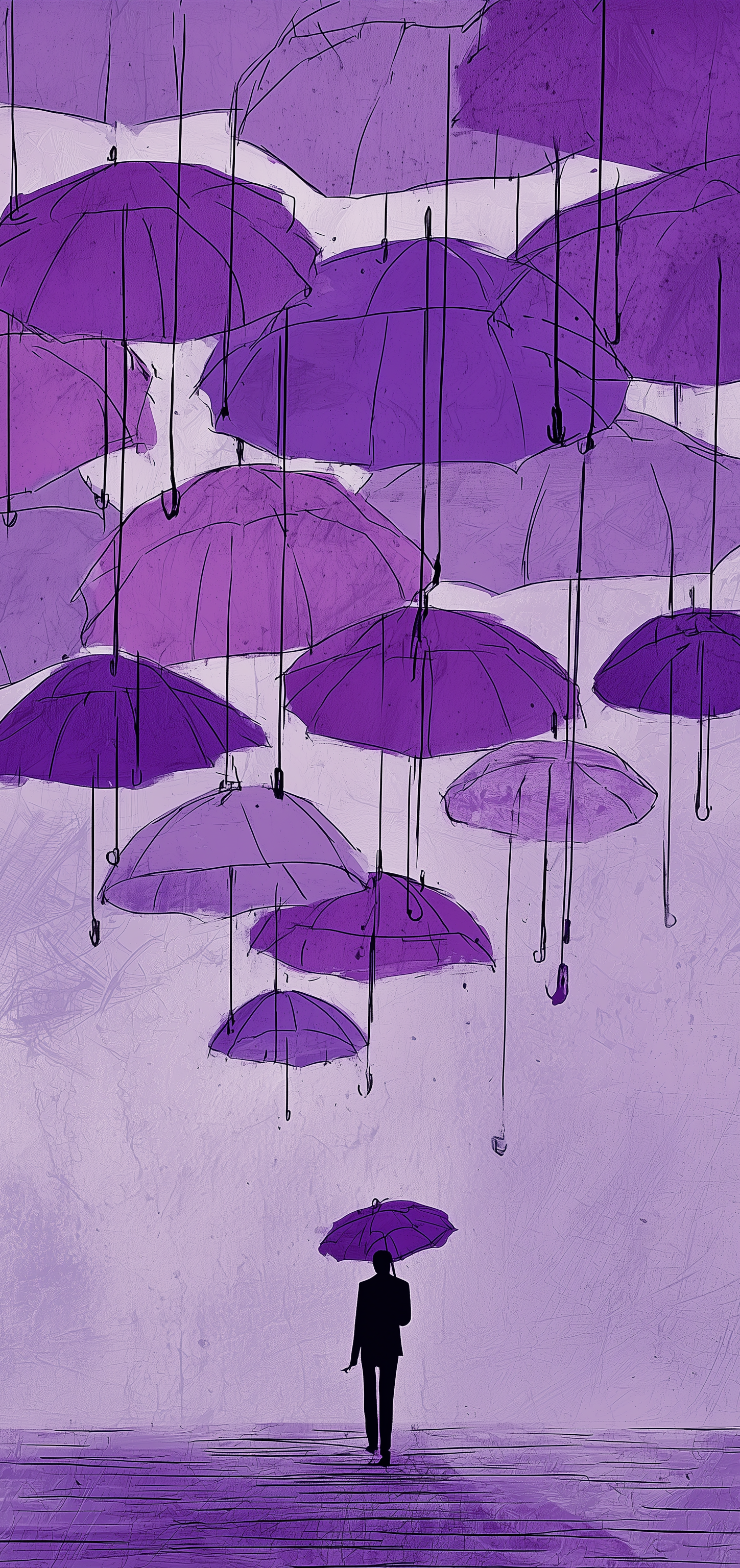 Floating Umbrellas Earrings
