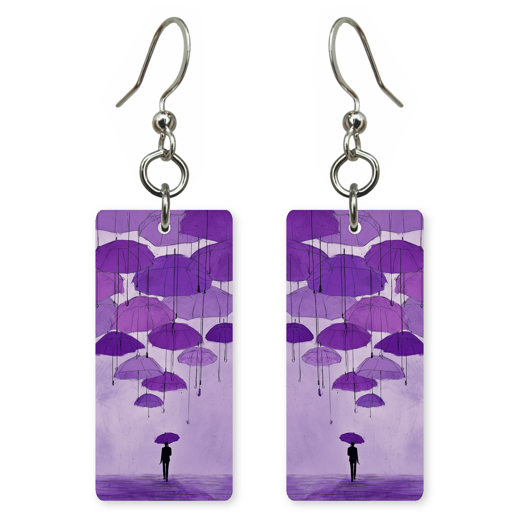 Floating Umbrellas Earrings