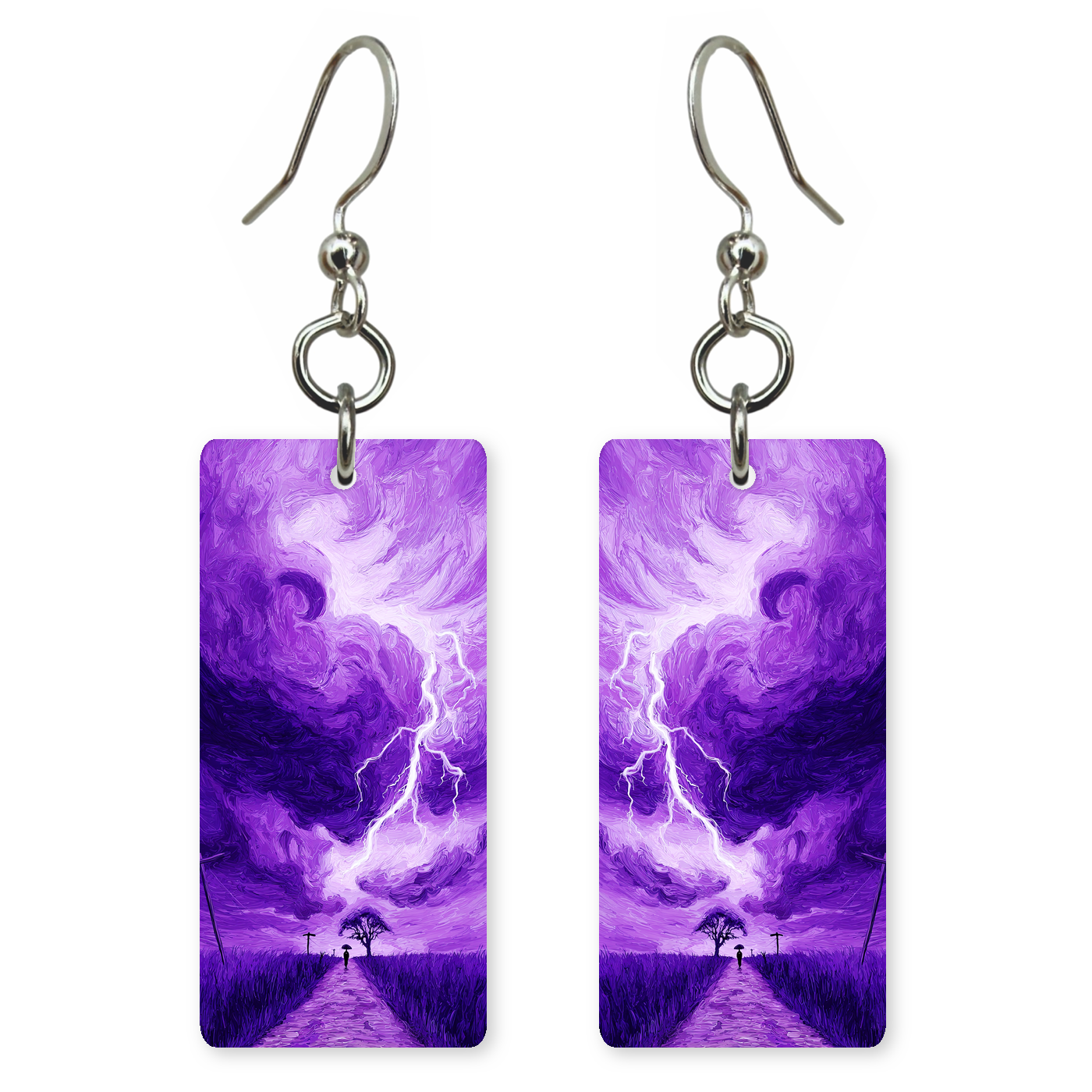 Lightning Path Earrings