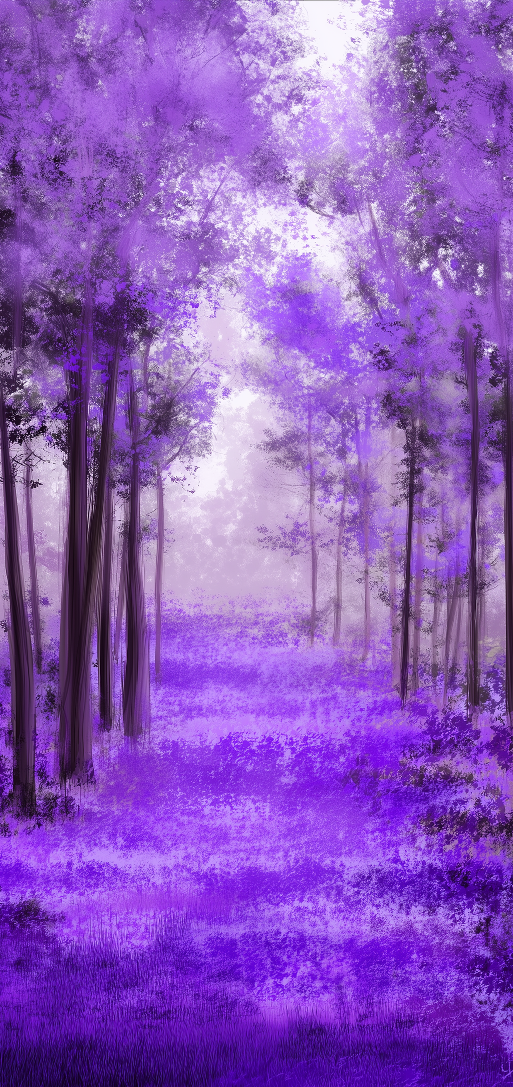 Violet Forest Earrings