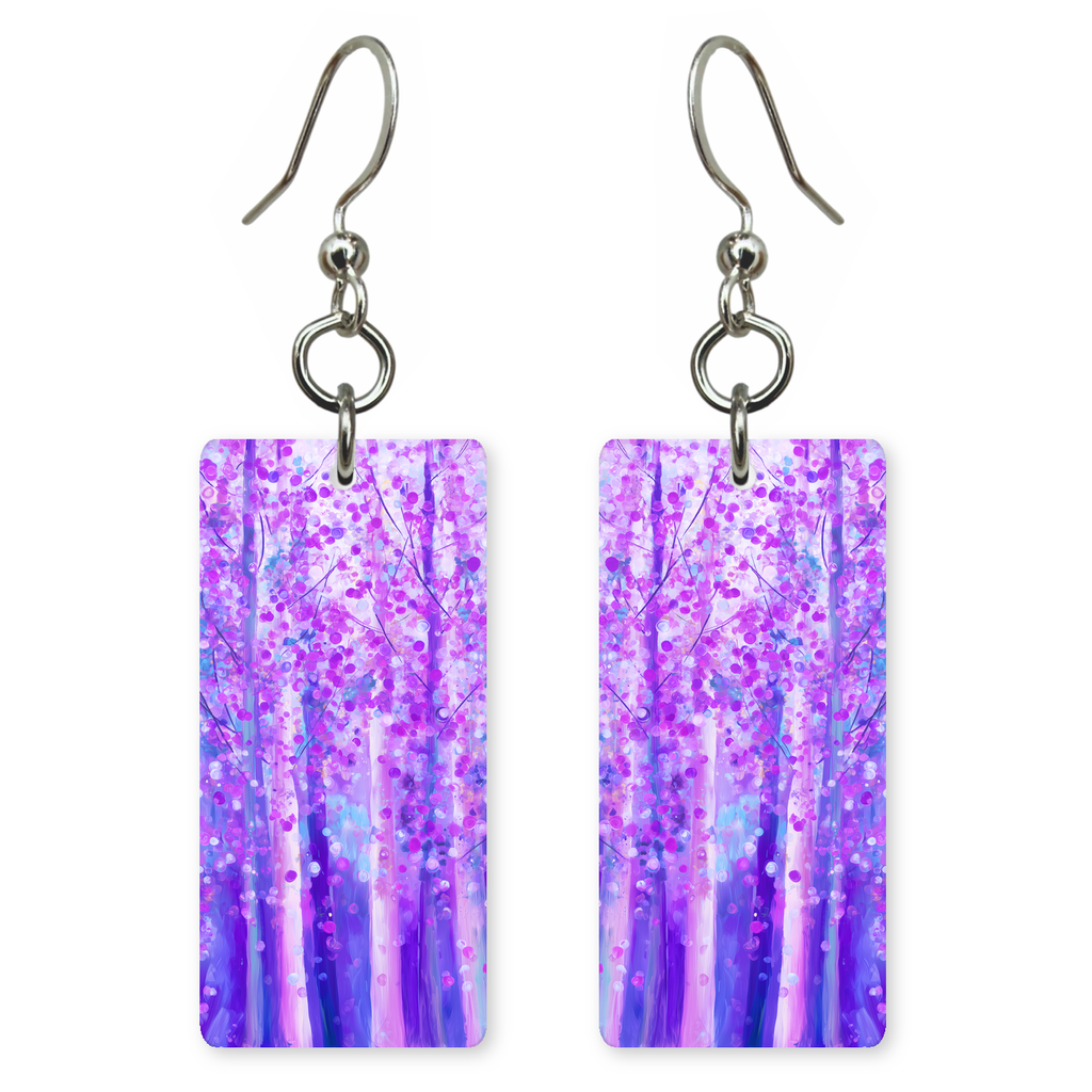 Pink Birch Grove Earrings
