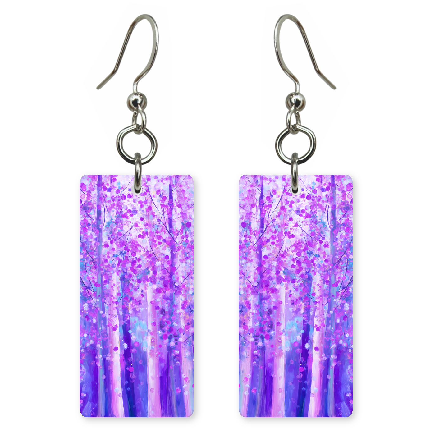 Pink Birch Grove Earrings