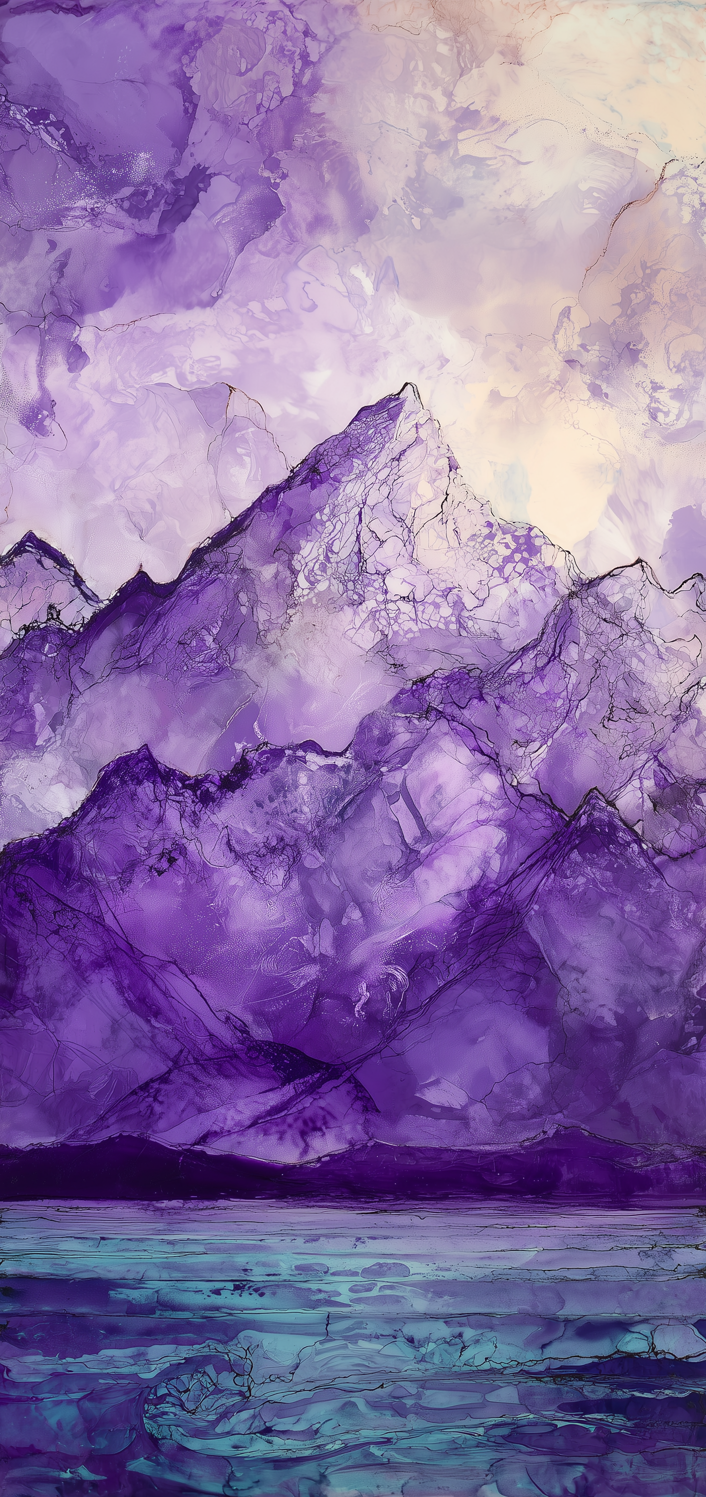 Purple Summit Earrings
