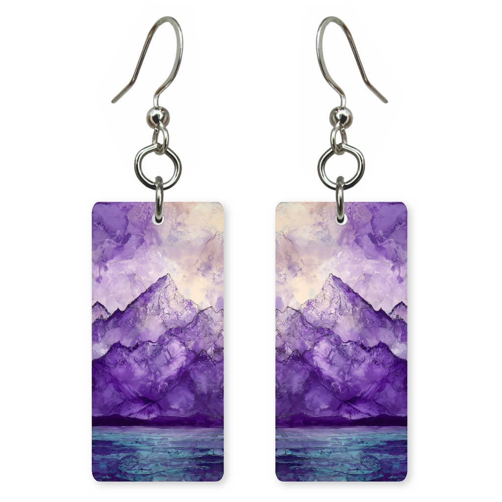 Purple Summit Earrings