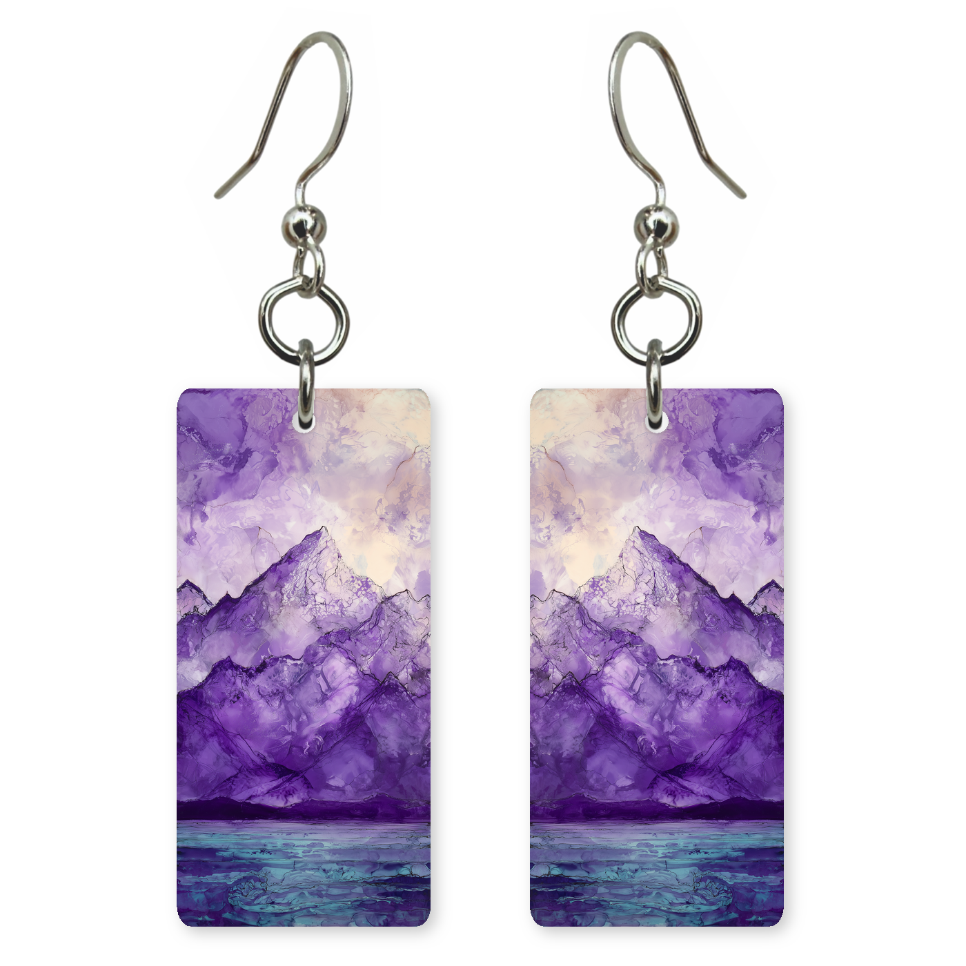 Purple Summit Earrings