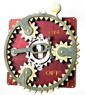 Single Planetary Switch Plate 8002B Wine