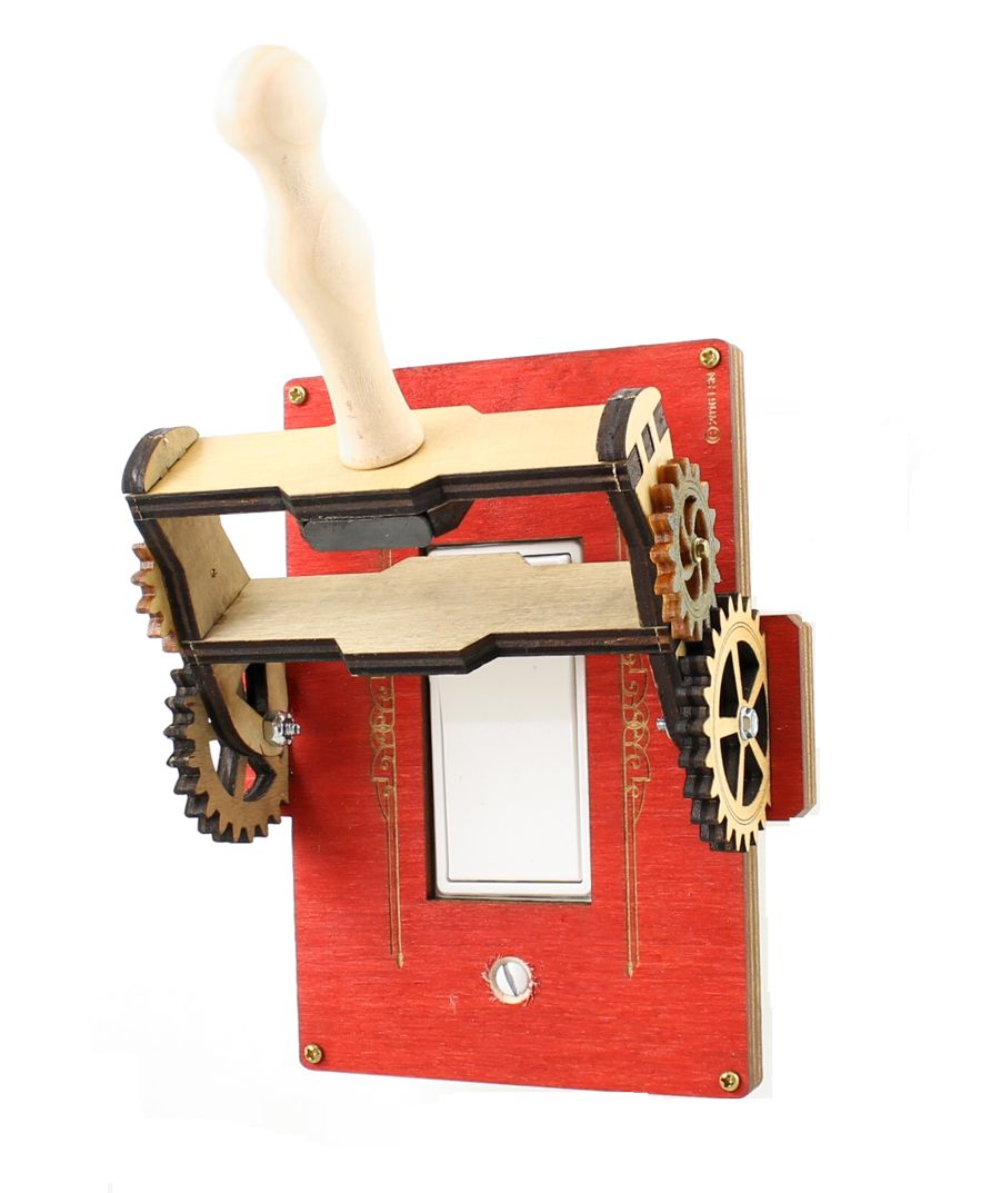 Steampunk Rocker Throw Switch - 8101F