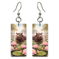 Hippo Water Lilies Earrings