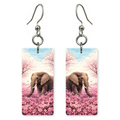 Elephant Cherry Blossoms Earrings