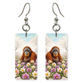 Orangutan Orchids Earrings