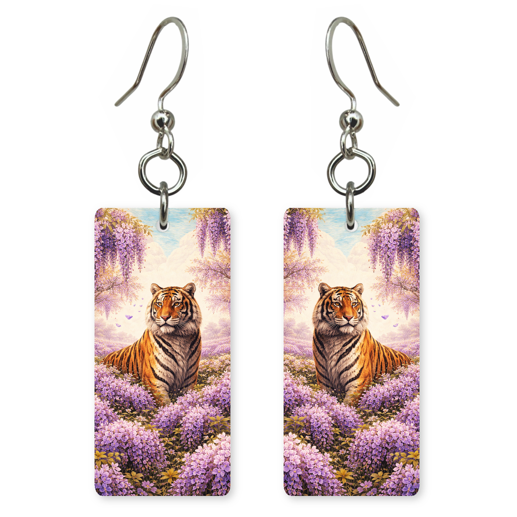 Tiger Wisteria Earrings