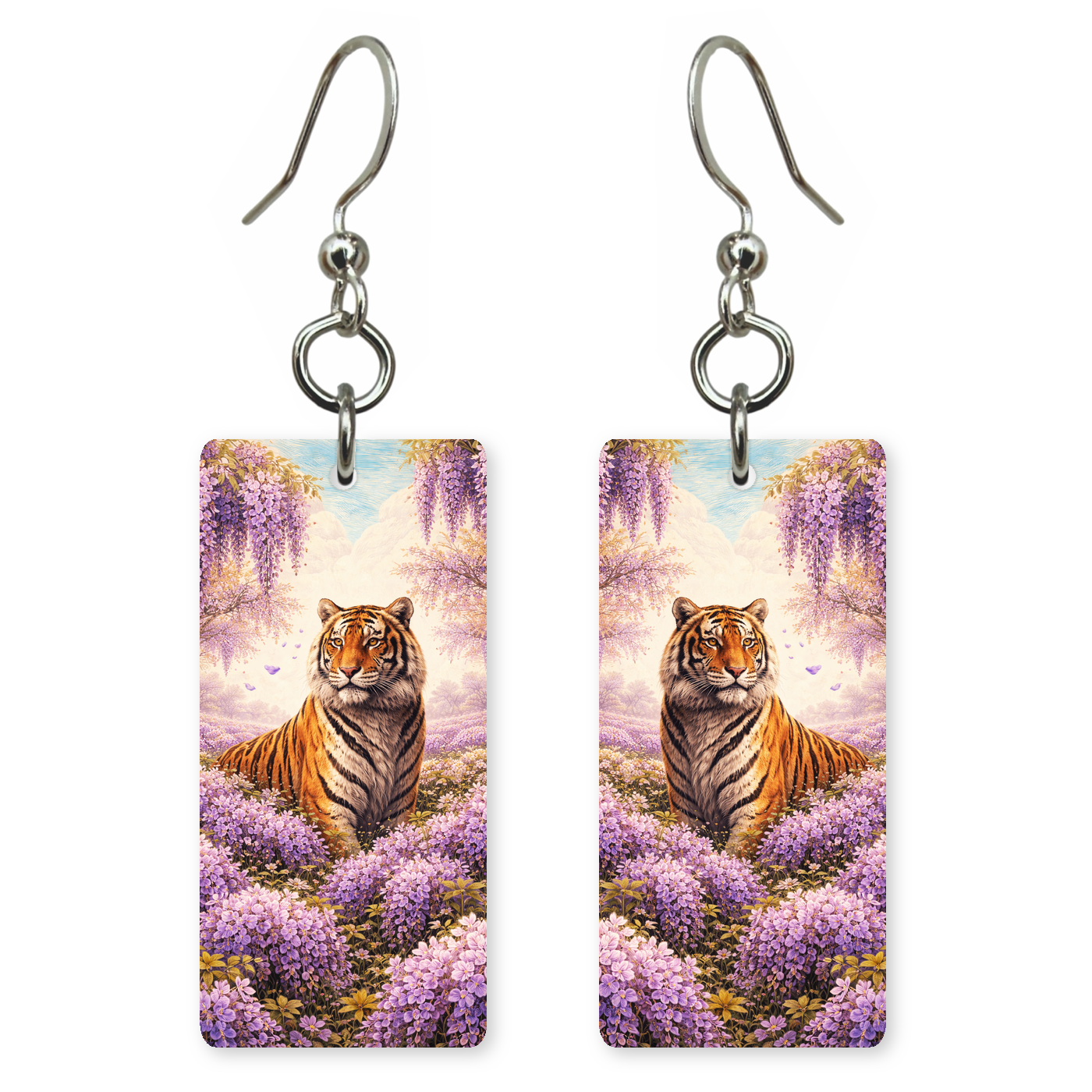 Tiger Wisteria Earrings