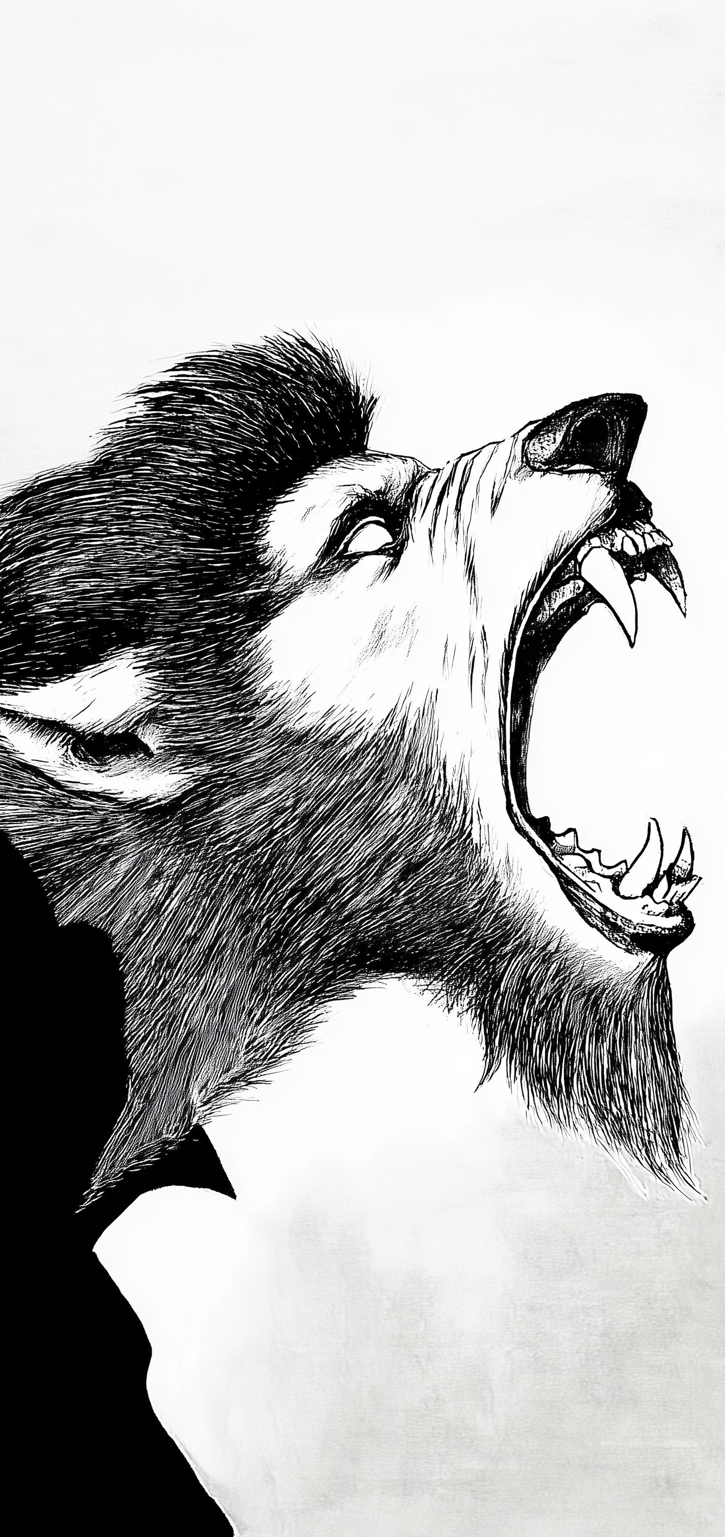 Howling Werewolf Earrings