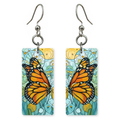 Stained Glass Swirl Earrings