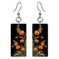 Midnight Milkweed Earrings