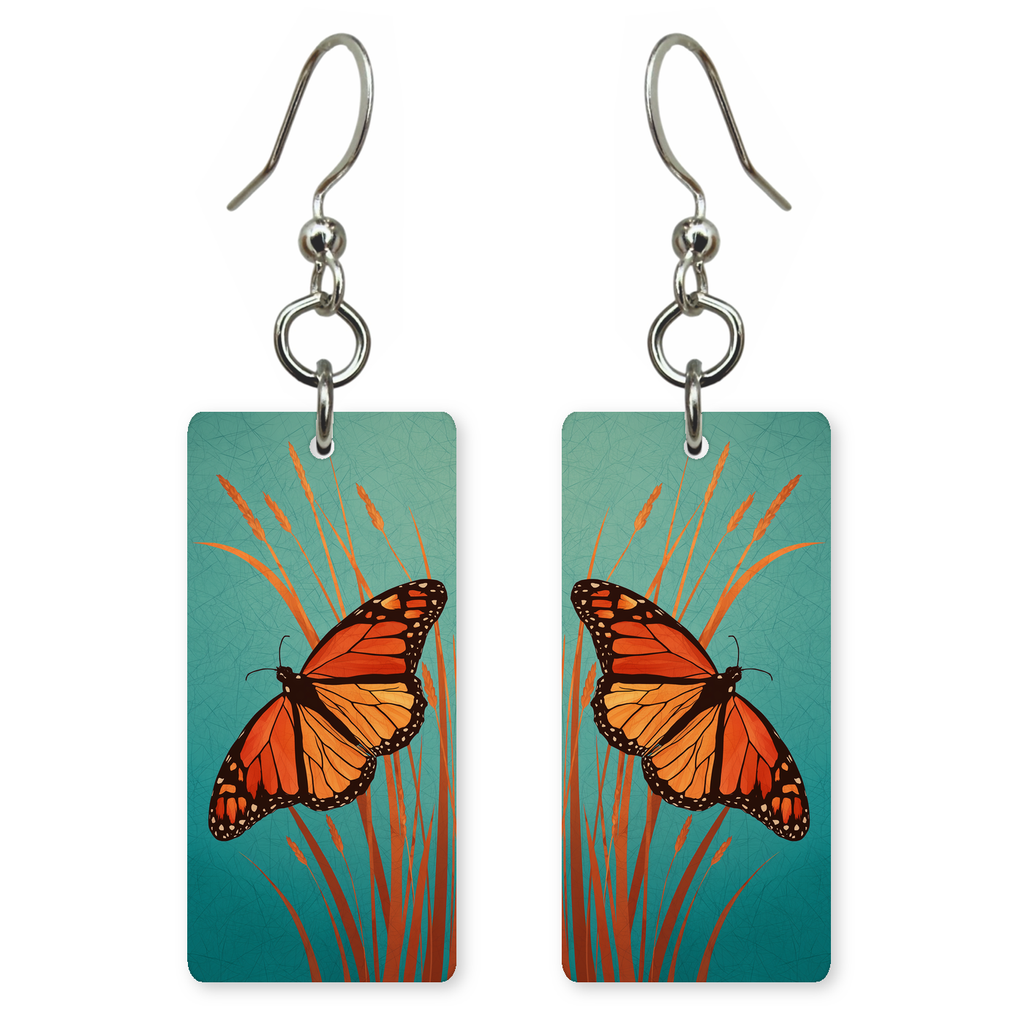 Teal Reed Glide Earrings