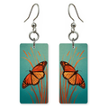 Teal Reed Glide Earrings