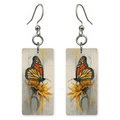 Monarch Sunflower Earrings